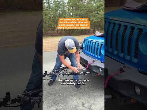 How to flat tow with an RV #rv #rvtips #rvlife #motorhome #jeep #towing #rvtravel #fulltimerv
