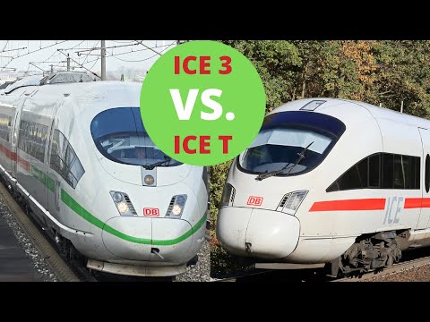 ICE 3 vs. ICE T - das sind die Unterschiede
