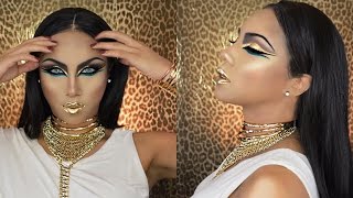Egyptian Goddess Halloween Makeup Tutorial