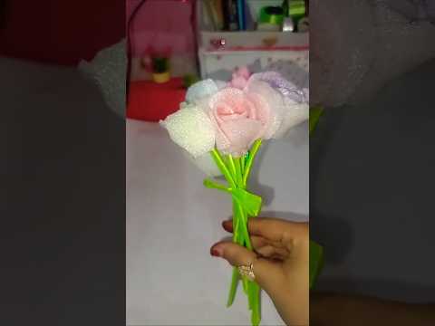 easy DIY Rose flower banana 🌹💐🌹💐 azra crafting