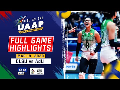 DLSU vs. AdU round 1 highlights | UAAP Season 85 Women's Volleyball - Mar 19, 2023