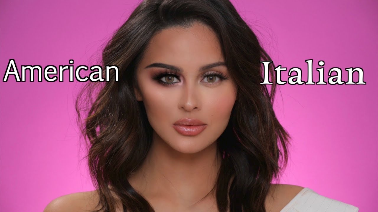 American VS Italian Makeup Tutorial
