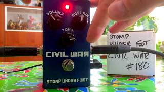 Video thumbnail for Stomp Under Foot Civil War Muff (bass demo by Michiel) by effectsdatabase