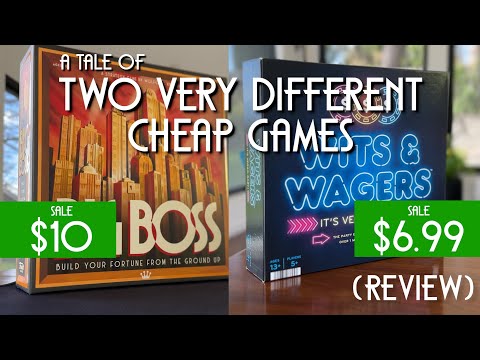 A Tale of Two Very Different Cheap Board Game Deals -- Wits & Wagers: It's Vegas Baby! REVIEW