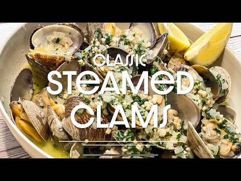 White Wine & Garlic Steamed Clams