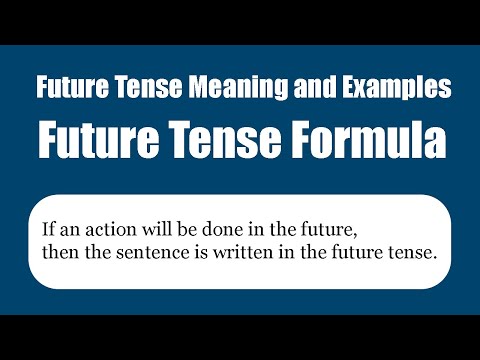 Future Tense কাকে বলে