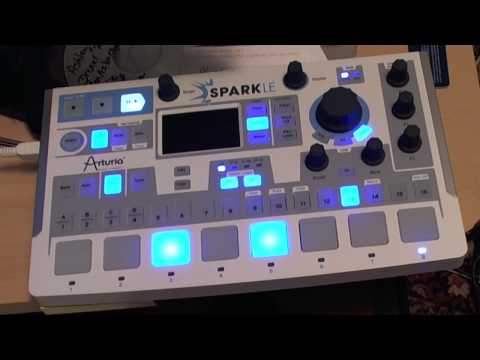 Arturia SparkLe - creating a beat on the fly