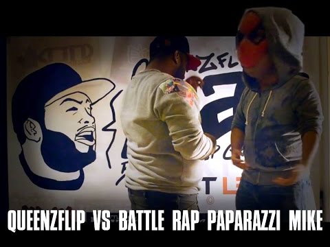 QUEENZFLIP VS BATTLE RAP REPORTER MIKE (FIGHTS & RANTS ABOUT KOTD ORGANIK, BISHOP & GULLY TK)