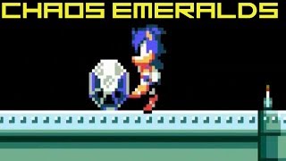 Sonic The Hedgehog 1 (Game Gear) All Chaos Emerald Locations (Sega Game Gear)