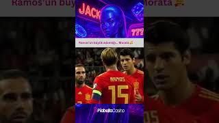 Ramos'un büyük adamlığı...😊#keşfet #morata #galatasaray