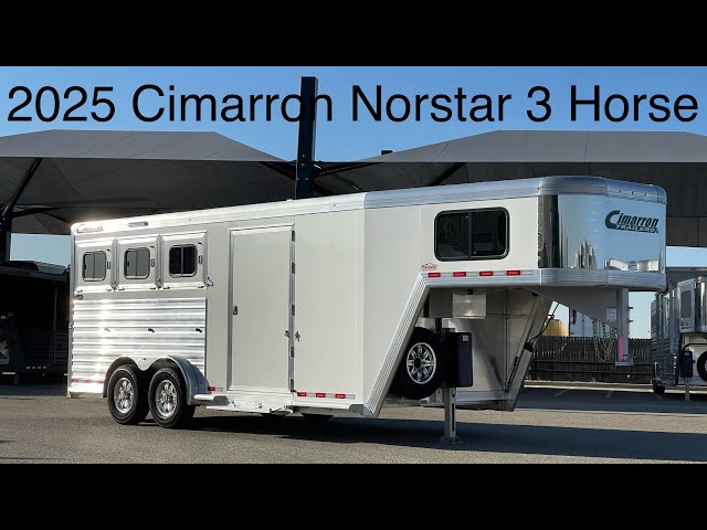 Preview image of 2025 Cimarron Norstar 3 Horse Gooseneck Closet Tack Extra Tall Extra Wide youtube video