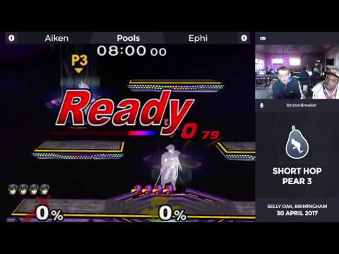 Short Hop Pear 3 - Pool 3 - Aiken (Marth) vs Ephi (Falco)