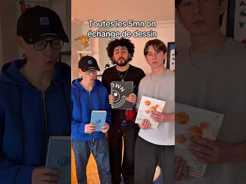 Toutes les 5mn on échange de dessin feat lilbron et Sachartist