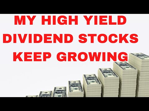 These High Yield Dividend Stocks Keep Paying Me More