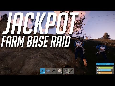 VANILLA RUST | JACKPOT FARM BASE RAID (#5)