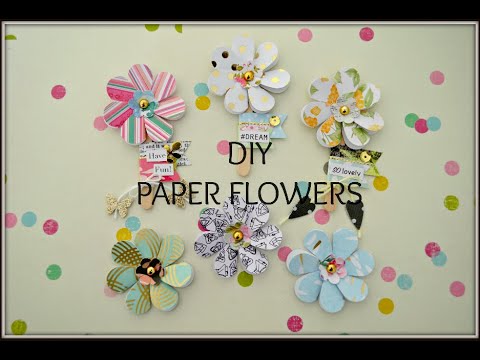 DIY | Paper Flower Shape Embellishments | EASY TUTORIAL