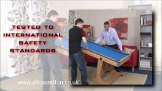 BCE 6ft Folding Leg Pool Table FP-6TT