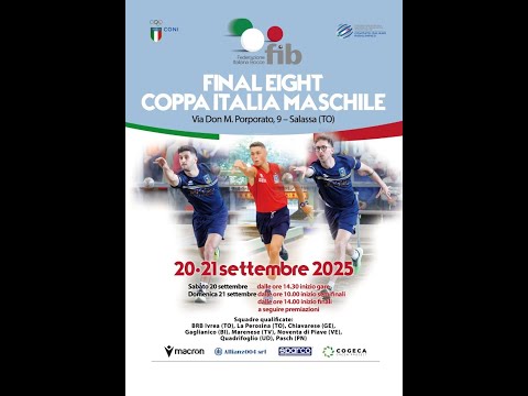 Bocce: Final Eight of the 2025 Italian Cup -- Match Summary: BRB Ivrea vs. Bocc. Bosch and BRB Iv...