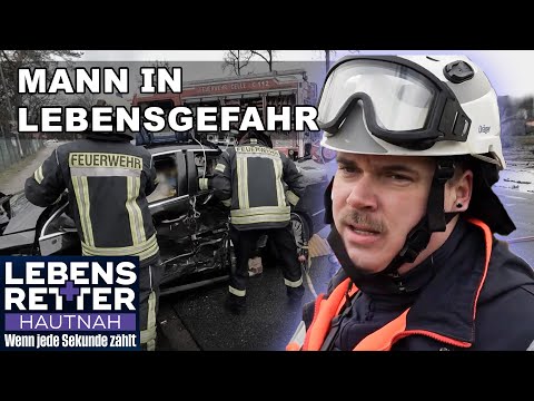 Mann in Lebensgefahr - Kai und Carsten bei schwerem Verkehrsunfall! | Lebensretter hautnah | SAT.1