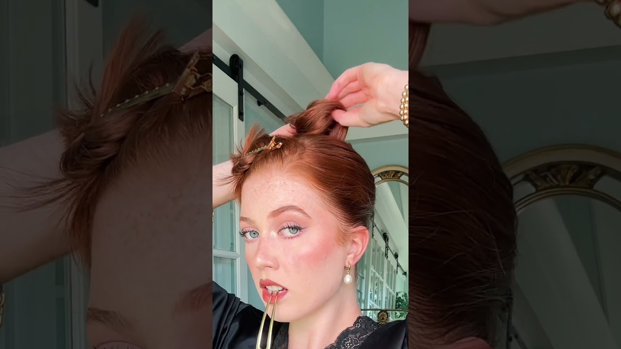 French Twist Updo! Such an elegant hairstyle- Lana Del Rey inspired #hairstyle #hairtutorial