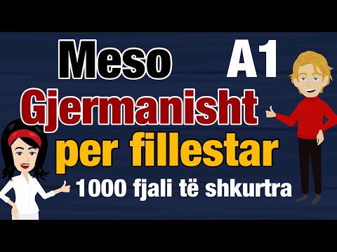 Gjermanisht & Shqip - Mëso 1000 fjali të shkurtra - Niveli A1 & A2