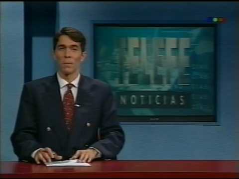 Flash Telefe Noticias con Rodolfo Barili - Radicalismo gana intendencia - Colas por el DNI (1995)