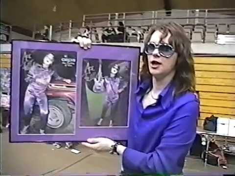 BILL BAKER early KISS Expo ACE FREHLEY book promo shot for ROXX TV