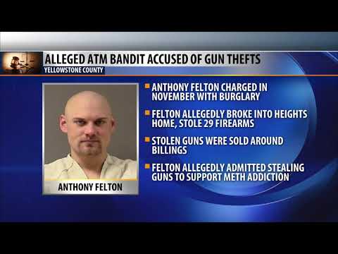 Billings man accused of stealing ATM also suspect in theft of 29 firearms