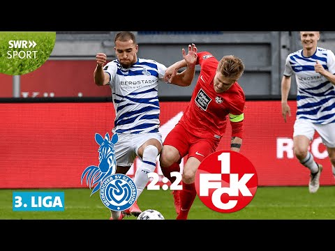 3. Liga: Umkämpftes Duell ohne Sieger - MSV Duisburg vs. 1. FC Kaiserslautern | SWR Sport
