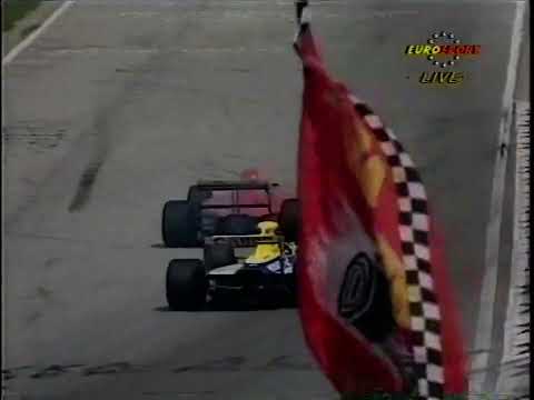 Mansell overtakes Patrese for the 2nd place - 1990 San Marino Grand Prix at Imola