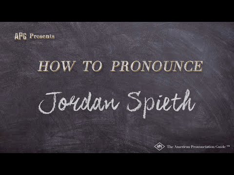 How to Pronounce Jordan Spieth (Real Life Examples!)