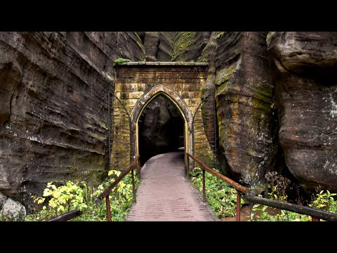 The Adršpach Rock City - impressive rock city in the Czech Republic