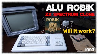 ALU Robik, a Soviet-designed ZX Spectrum clone — will it work after being stored for over 30 years?