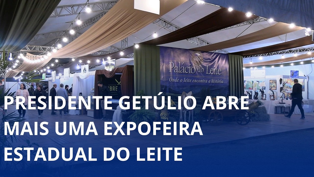 Presidente Getúlio abre mais uma edição da Expofeira Estadual do Leite