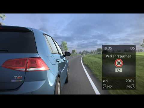 Verkehrszeichenerkennung VW Erklärfilm