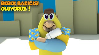 👶🏻 Bebek Bakıcısı Oluyoruz! 👶🏻 | Daycare Tycoon | Roblox Türkçe