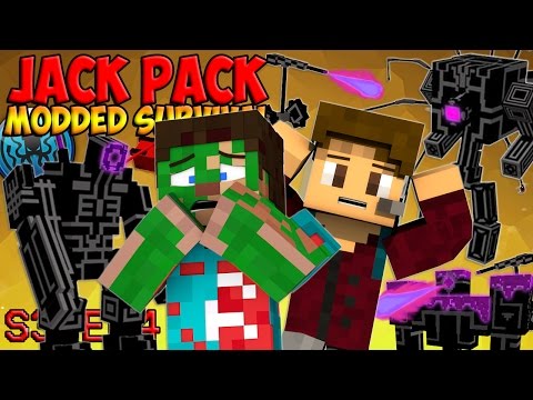 "ROBOT INVANSION" Jack Pack Modded Survival S3 Ep 4