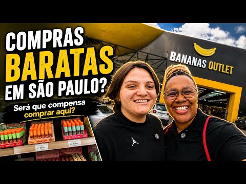 TOUR PELA BANANAS OUTLET | PREÇOS REAIS | UTILIDADES, MAQUIAGEM E ELETRODOMÉSTICOS