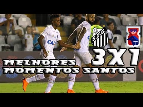 SANTOS 3 X 1 PARANA MELHORES MOMENTOS
