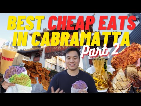 BEST CHEAP EATS IN CABRAMATTA (PART 2) SYDNEY | $30 FOOD CHALLENGE, MUST TRY UNDER $10 TOUR / VLOG