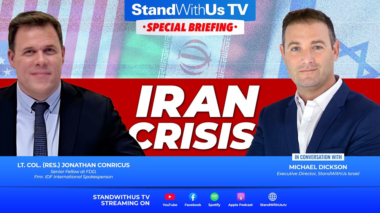 Special Briefing - Iran Crisis with Lt. Col. Jonathan Conricus