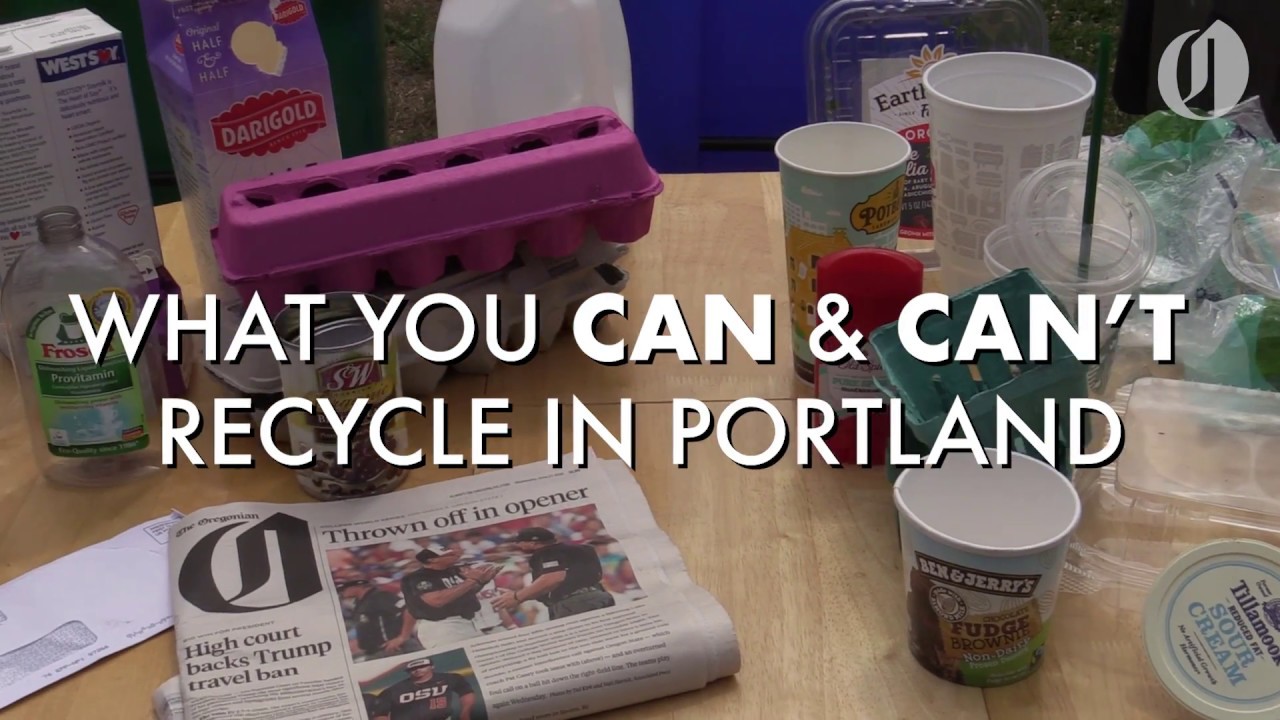 What you can and can't recycle in Portland