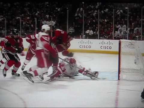 Western Conference Finals Game 4: Red Wings vs. Blackhawks: Toews PP, Hossa and Filppula score