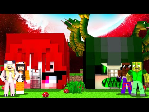 YANDERE HAUS vs. MEDUSA HAUS?! - Minecraft TSUNAMI