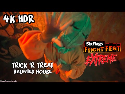 NEW Trick 'r Treat Haunted House at Fright Fest Extreme Six Flags Magic Mountain