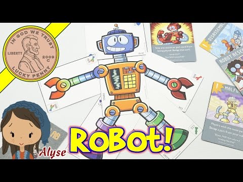 RobotLab Card Game - We Build A Robot & Avoid The Sabotage!