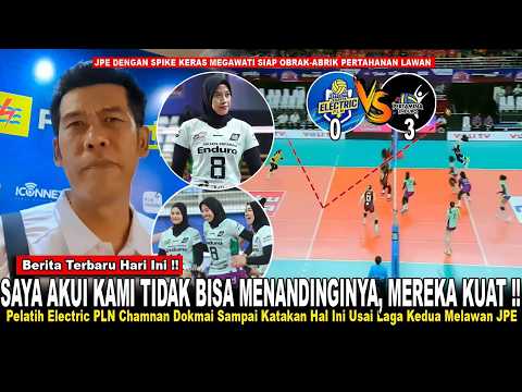 TANPA PERLAWANAN‼️Spike Keras MEGAWATI Bungkam Electric PLN SAMPAI Chamnan Dokmai Mengakui Usai Laga