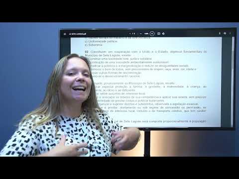 Simulado de Lei Orgânica Municipal de SETE LAGOAS (MG)