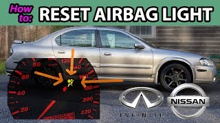How to reset an airbag light | No tools required Nissan Maxima and Infiniti Vehicles