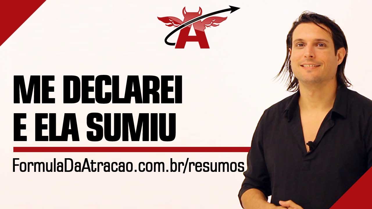 😨(ME DECLAREI)  E NÃO RESPONDE MAIS , SUMIU ,o que FAÇO ❓❓❓